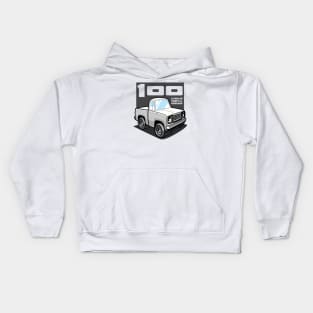 White - D-100 (1978) Kids Hoodie